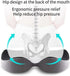 JJKSKV Tailbone Orthopedic Memory Foam Prostate Cushion - Non-Slip Relief for Sciatica Pain in Chair & Car Seat(E)