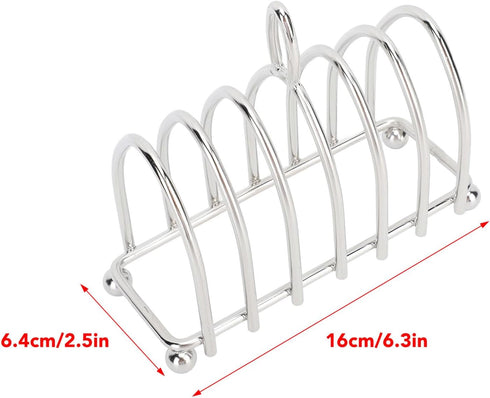 Shenprymic 3) Stainless Steel Toast Rack, Toast Bread Rack Holder, Vintage Rustproof Bread Cooling Grid with Easy Clean