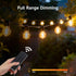 Dimmer Dimmer 100FT (2H/4H/6H/8H),Waterproof Dimmer Dimmable Outdoor for String Lights,Plug-in Switch Remote Control