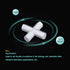 MECCANIXITY Magnetic Stirrer Mixer Stir Bar Rod, Cross/Gear Shape Coating Magnet White for Laboratory 2in1 Set