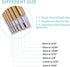 Swpeet 21Pcs Metal Round Rods Kit, 3 Kinds of Metal Materials, DIY Craft Tool, Diameter 2mm-8mm Length 100mm