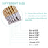 Glarks 21pcs Metals Round Rod Lathe Bar Stock for DIY Craft Tool, 2mm - 8mm Diameter, 100mm Length, Includes Brass,