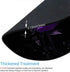 Round Mouse Pad with Amazing Purple Rose and Black Background, 7.9 x 7.9 x 0.12 Inch, Office Present