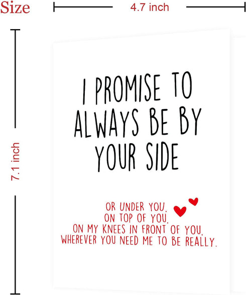 APIOTEIA Romantic Valentines Day Card for Him Her Anniversary Card for Wife Husband Valentines Day Gifts for Him Sweet
