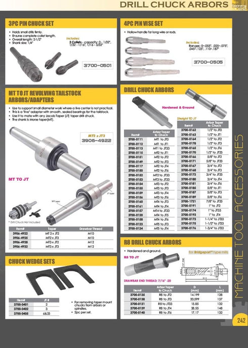HHIP 3700-0294 Hook Wrench for 1/8-5/8" Keyless Drill Chucks