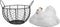 jojofuny Portable Chicken-shaped Storage Basket with Lid, Iron Art Fruit and Vegetable