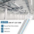 T8 4FT Bulbs, 24W 3200LM 5000K, 4 4Pack JESLED LED Type A+B Light Plug and Play or Ballast Bypass, Foot Flourescent