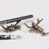 ZORZA 2Pcs Weightlifting Lobster Desk Pen Stand and Crab Pen Holder Vintage Crab Crayfish Figurines Funny Shrimp Desk