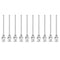 HARFINGTON 10pcs 14Gauge Stainless Steel Dispensing Needles, 1 1/2" Blunt Tips for Thick Liquids, Lab Use
