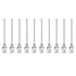 HARFINGTON 10pcs 14Gauge Stainless Steel Dispensing Needles, 1 1/2" Blunt Tips for Thick Liquids, Lab Use