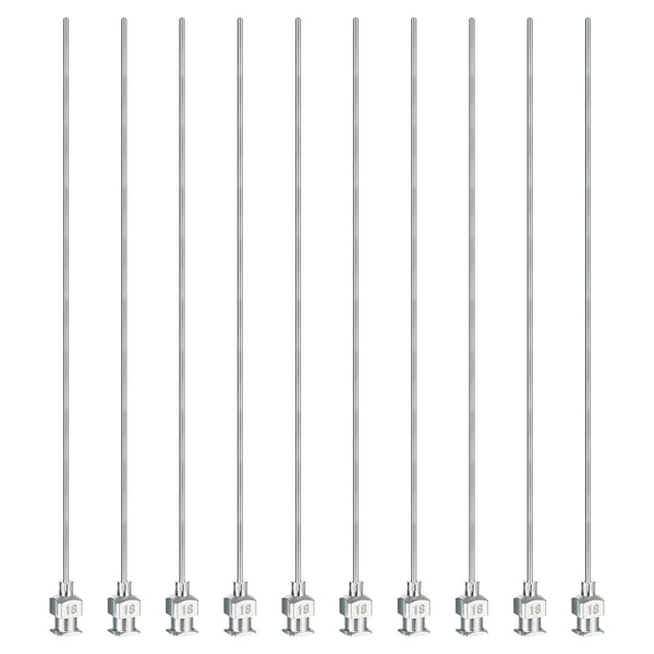 PATIKIL Blunt Tip Dispensing Needle 18G, 10 Pcs 5 Inch Stainless Steel Liquid Dispenser Needles