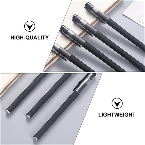 VILLCASE Black Gel Pens, 20pcs Fine Point Black Ink Pens Bulk, Smooth Writing 0.5mm Ballpoint Pens for Office Supplies