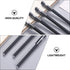 VILLCASE Black Gel Pens, 20pcs Fine Point Black Ink Pens Bulk, Smooth Writing 0.5mm Ballpoint Pens for Office Supplies