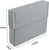 Lineco Archival Document Storage Box with Metal Edge, Acid-Free Gray Boxboard, Organize and Store Files, Prints,
