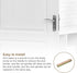uxcell 2Pcs Door Knob Spindle, Gold Spare Door Handle Spindle Bar, 60mm Long Replacement Parts for 7mm Thick Doors