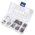 212Pcs M3 Inner Hex Concave End Stainless Steel Grub Screws Kit with Installing Tools