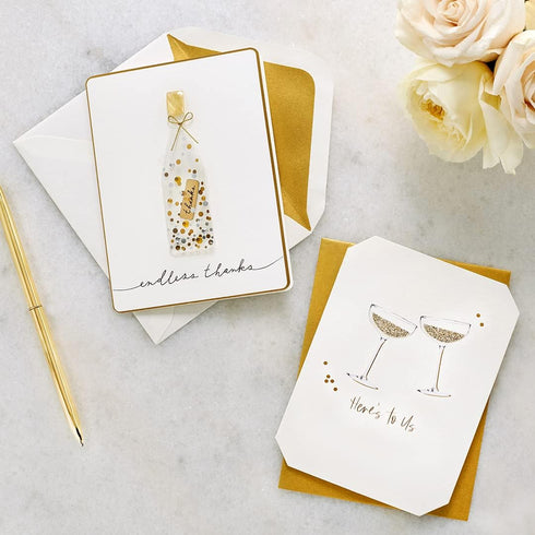 Premium Papyrus Mother's Day Thank You Card - Message in a Bottle Design
