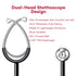 Dealmed General Exam Stethoscope, Professional Economy Dual-Head Medical Stethoscope with 32” Tubing