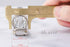 Moterm 2 Pieces Replacement Kit for 6-Hole Ring Binder Mechanisms, A5 Size, Silver Color, 19mm