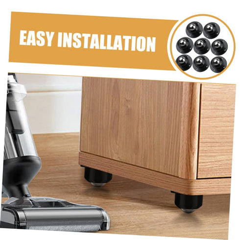 8pcs Zerodeko Mini Swivel Casters Self Adhesive Rolling Carts Wheels for Kitchen Appliances