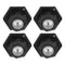 Healeved 4pcs Adhesive Furniture Roller Wheels Small Swivel Casters with Steel Bearings