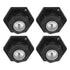 Healeved 4pcs Adhesive Furniture Roller Wheels Small Swivel Casters with Steel Bearings
