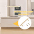 TEHAUX Brass Cabinet Pulls Spacing Minimalist Solid Handles for Wardrobes Cabinets Bedside Tables Stable Installation