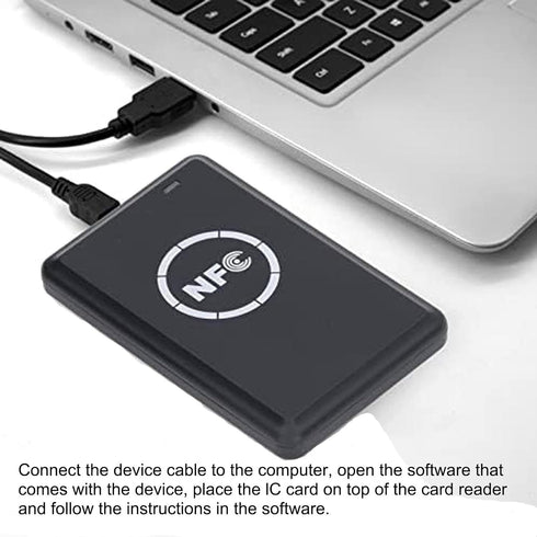 Godely 125khz 13.56Khz 5 T5577 RFID NFC Reader Writer,Handheld Key fob Smart Reader Writer,Copier,ICID Dual Band