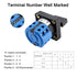 Changeover Switch SYW28-20, 4 Positions, 8 Terminals, Universal Rotary Cam Selector Latching Switches, 550V 20A