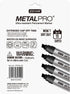 ZEYAR Permanent Markers Pen, JUMBLE Size, Set of 4, Aluminum Barrel, Premium Waterproof & Smear Proof Markers