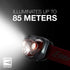 Energizer LED Headlamp, Bright Light for Outdoors, Camping, Mechanic Work, Pack of 1, Rust Red