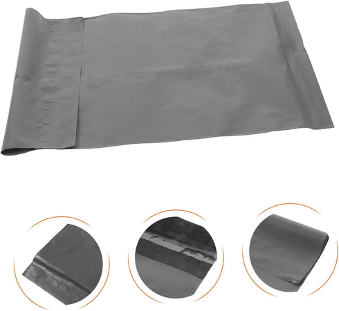 200pcs Self-Sealing Bags for Women Odor-Resistant Disposal Pouches Grey Menstrual Waste Bags for Period Pads