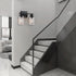 Litaddscen 2-Light Matte Black Bathroom Vanity Light,Bathroom Light Fixtures Over Mirror with Clear Glass Shade,Modern