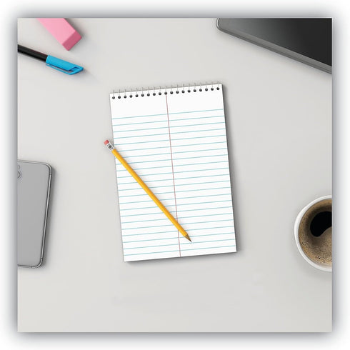 Universal 96920 Steno Book, Gregg Rule, 6 x 9, White, 80 Sheets for Note Taking