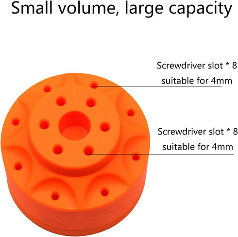 Aouzsta Compact and Efficient Screwdriver Rotary Holder Storage Box for Quick and Easy Access Suitable for Workbench