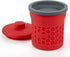 2 Prep Solutions Heat-Resistant Silicone Grease Strainer & Keeper - Cup Capacity, Red