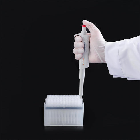 4E's USA 1000µL Pipette Tip - Universal Tips, RNase/DNase Free, Pyrogen Safe, Sterile Transparent Low Retention, 96