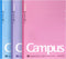KOKUYO Campus Notebook, 9-3/4“ x 7-1/2”, College Ruled, 80 Sheets (160 pages), Pack of 3 Colors