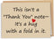 PUGAILA Funny Thank You Note Card for Him Her, Special Thank You Hug