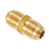 3/8" Male Flare x 3/8" Male Flare Connector Gas Adapter Union Brass Tube Coupler Pipe Fitting (2PCS)