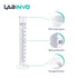 6pcs 100 mL Graduated Cylinder Set, Blue Printed Plastic Measuring Cylinder with Spout, Hexagonal Base, IN-MC100