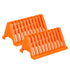 Biological Specimen Slides Holder, 2pcs Microscope Slides Staining Rack, Glass Slide Holder for Basic Biology Lab