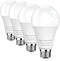 SETEN 4-Pack 10W Dusk to Dawn LED Light Bulbs, Equivalent 75W, 4000K Cool