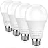 SETEN 4-Pack 10W Dusk to Dawn LED Light Bulbs, Equivalent 75W, 4000K Cool