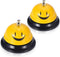 EMDMAK Call Bell, Service Bell for Kitchen Restaurant Bar, Classic Concierge Hotel, 2 Pack, Yellow