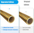 Brass Tube Tubing Set, 1mm to 4mm OD x 0.2mm Wall Thickness, 300mm Length, 14 Pieces