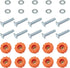 O'SKOOL T-Track Knob Kit with 5/16-18 Knobs, T-Bolts, and Washers for Woodworking Jigs and Fixtures, 10 Pack
