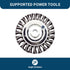 Benchmark Abrasives 4-1/2" x 1/4" Stringer Bead Wire Wheel for Weld Cleaning, 5/8"-11 Thread
