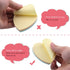 GTHER Heart Shaped Sticky Notes, 2 Pads, Colored Self-Adhesive Notes for Kids School