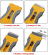 2 Pack 20PCS 10PCS Razor Blade Scraper, Scraper Tool with Scrapers Plastic Blades and Metal Blades for Cleaning